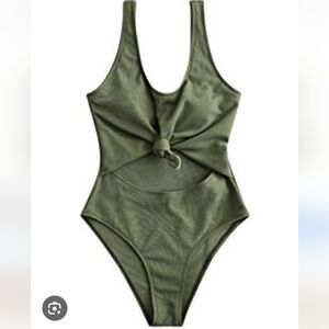 {ZAFUL} Green Swiming Sut Size # S one piece NWT